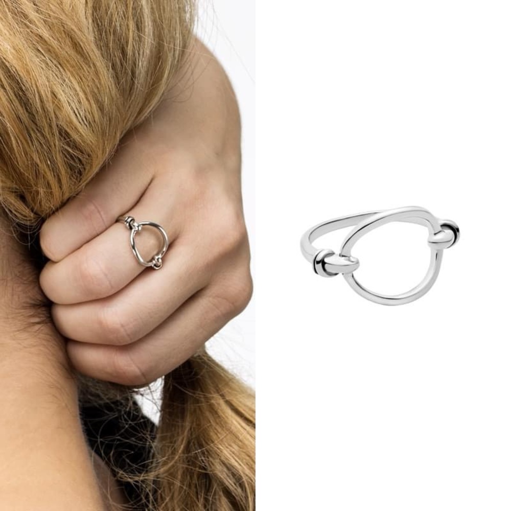 Tocara New Retired Johanne Ring Sterling Silver Diami Size 5